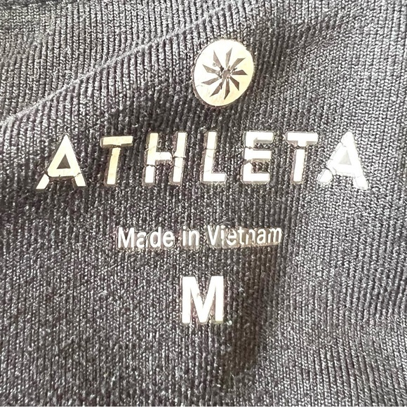 Athleta Dot Be Free Black 7/8 Polka Dot Tights Leggings Women’s Medium - Picture 13 of 15